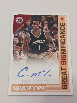 Chris McCullough Washington Wizards 2017 -18 NBA Hoops Certified Autograph Card - Image 1 of 2