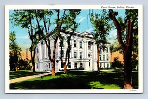 Court House Salina Kansas Postcard 32088-N Unposted - Picture 1 of 2