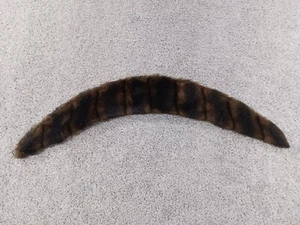 Vintage Unbranded Womens Collar Real Fur Vintage Brown - Picture 1 of 9