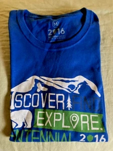 Collectible 2016 National Park Service Centennial Women's Medium BLUE NEW ! - Picture 1 of 6