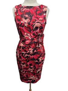 Warehouse Floral Bow Dress Midi Sleeveless Women's Size: 12 - Picture 1 of 13