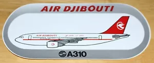 Air Djibouti Airbus A310 Airline Sticker - Picture 1 of 1