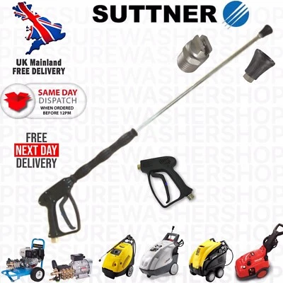SUTTNER HEAVY DUTY JET WASH TRIGGER GUN LANCE NOZZLE HONDA COMET LAVOR EDGE INTERPUMP