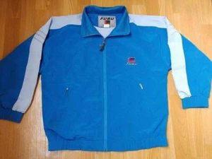 FUBU jacket, blue, vintage windbreaker 90s old school hip-hop size Youth L Large - Picture 1 of 6