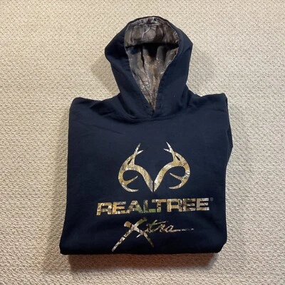 REALTREE HOODIE MENS XLG BLACK (W-10)ENS - Image 1 of 4