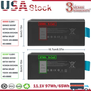 X8VWF 4XKN5 5XT3V Battery for Dell Latitude 5404 7404 5414 7414 E5404 E7404 New - Picture 1 of 14
