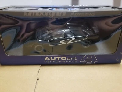 Autoart 70081 LAMBORGHINI DIABLO SV BLACK 1/18 - Immagine 1 di 4