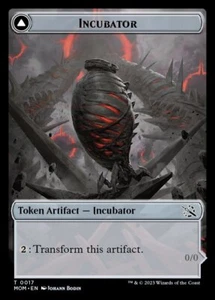 Incubadora // Phyrexian Foil Token (017) March of the Machine MOM MTG Magic - Imagen 1 de 2