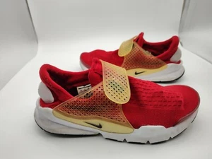 Nike Sock Dart SP Men’s Red Mesh Running Athletic Shoes 819686-601 Size 10*READ* - Picture 1 of 9