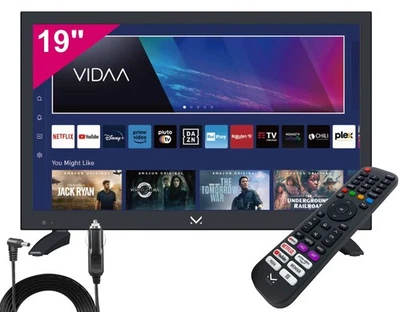 MAJESTIC TV SMART 19" LED HD VIDAA FUNZIONE HOTEL 220 E 12 VOLT CAMPER BARCA - Immagine 1 di 4