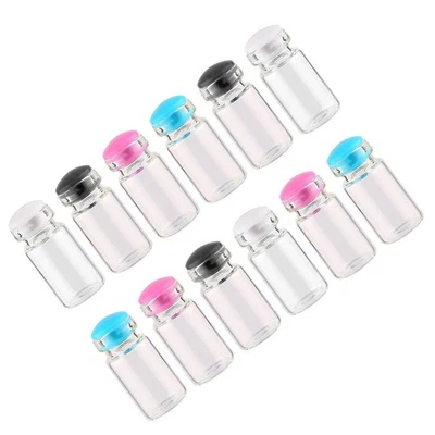  50 Pcs Mini-schnapsflaschen Glasflasche Mit Korkstopfen Treibflasche - Bild 1 von 4