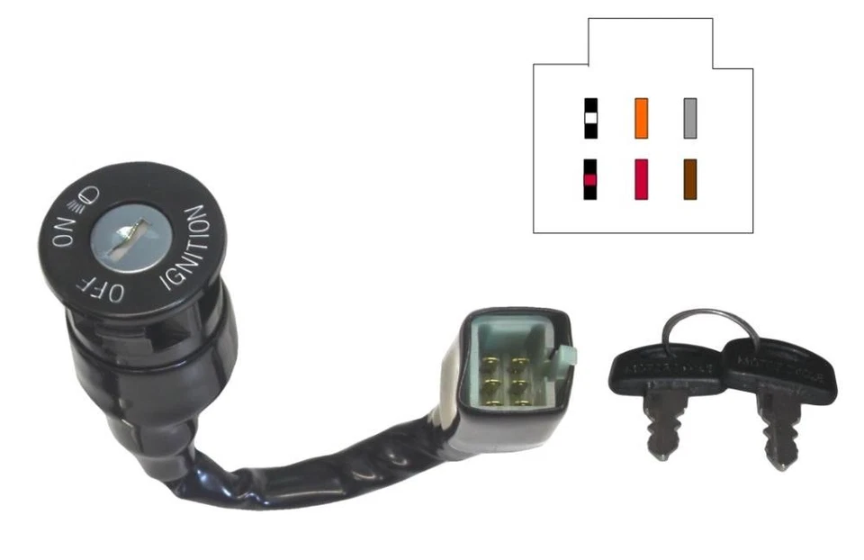 Interruptor de ignição para 1999 Suzuki DR 125 SEX - Imagem 1 de 3