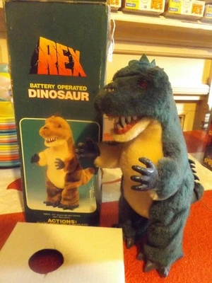 Jamina electrónica de peluche Rex Dinosaurs 1987 en CAJA ORIGINAL Foto 1 de 4