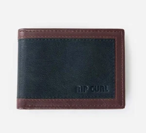 Rip Curl Mens PU All Day WALLET New - 02BMWA Black Brown - Picture 1 of 3