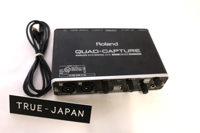 Roland UA-55 QUAD-CAPTURE Audio Interface USB2.0 24Bit 192 kHz 4 In 4 Out Tested - Image 1 of 4