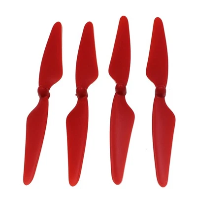 4Pcs For  H501S X4 RC Quadcopter Propellers Blades 2CW/2CCW, Red D1H45758 - Image 1 of 4