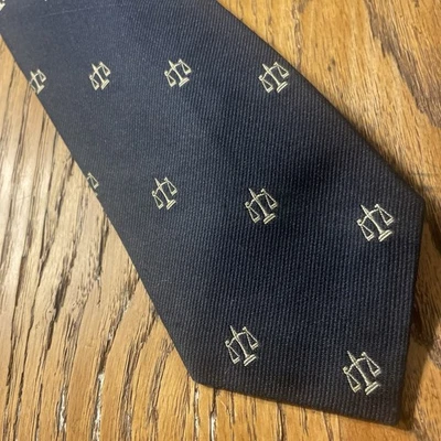 Винтажный галстук 60-е 70-е масштаб тематический галстук сделано в США полиэстер удлиненный - Изображение 1 из 4