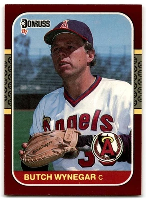 1987 Donruss Opening Day Butch Wynegar California Angels #6 - Image 1 of 2