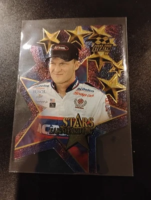 Dale Earnhardt Jr 1998 98 Press Pass Stealth Stars Insert Die Cut Parallel Card - Image 1 of 2