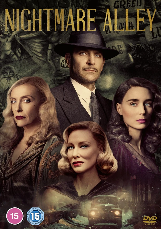 Nightmare Alley (DVD) Willem Dafoe Rooney Mara Richard Jenkins (UK IMPORT) - Image 1 of 2
