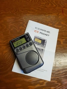 C Crane CC WX Pocket Radio w/instruction manual - Tested - Working - Picture 1 of 12