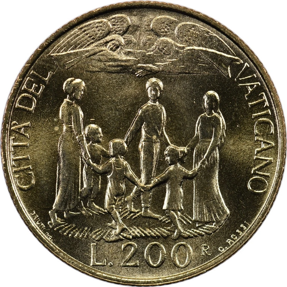 Vatican City - 200 Lire - 1996 R - Unc - Future of Peace - Image 1 of 2