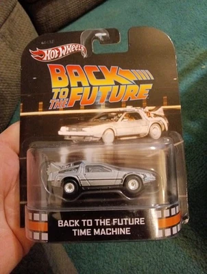 Hot Wheels Retro Entertaiment Back To The Future Time Machine - Image 1 of 2