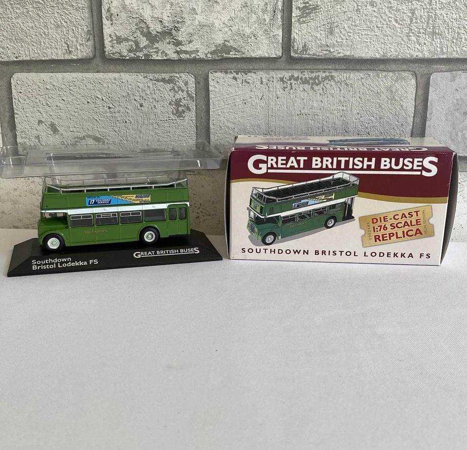 🌟 ATLAS EDITIONS 1/76 SOUTHDOWN BRISTOL LODEKKA FS - GREAT BRITISH BUSES. 🌟 - Image 1 of 4