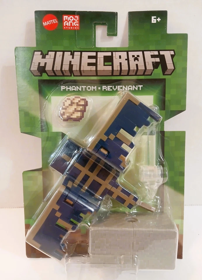 Minecraft PHANTOM w Membrane & Quartz Block Figure 2025 FREE SHIPPING TO USA - Image 1 of 1
