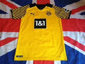 Borussia Dortmund BVB 09 Bundesliga Home Shirt 2021-2022 Haaland #9 (S) - Picture 1 of 7