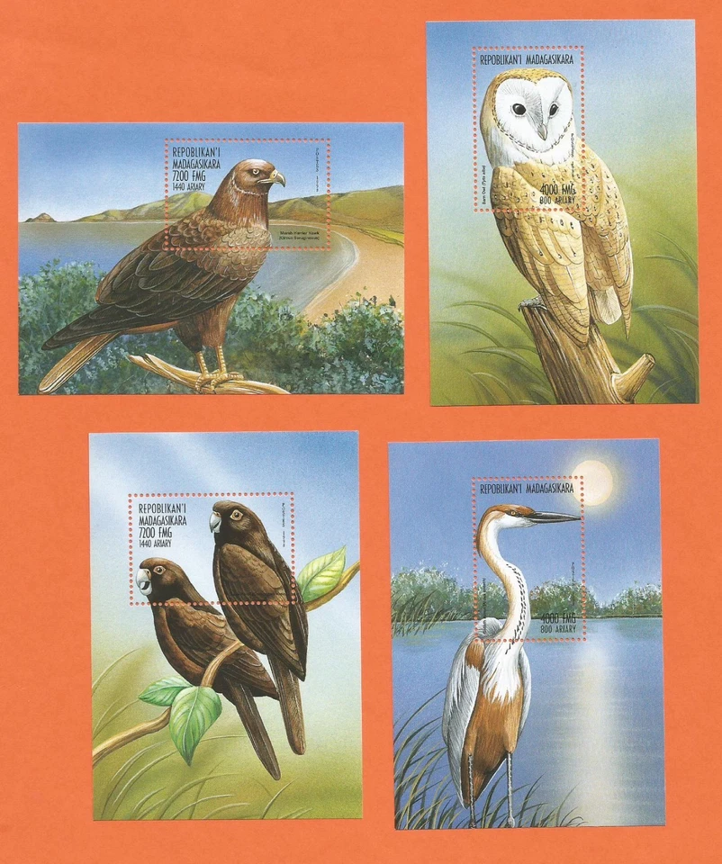 SOLDE *** MADAGASCAR MADAGASKAR MALAGASY OISEAUX BIRD VÖGEL HIBOU OWL EULE - Photo 1/1