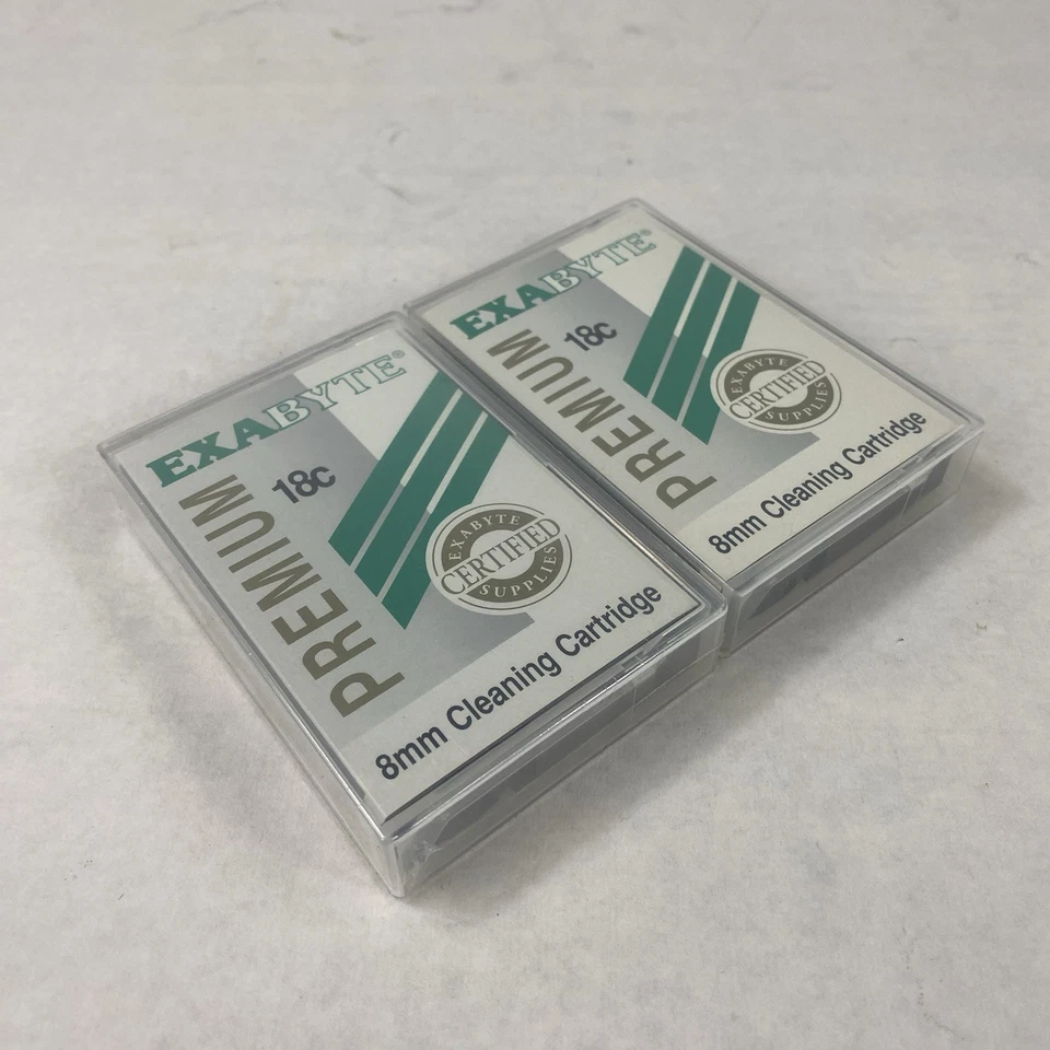 Exabyte 309258-002 18C Premium Cleaning Cartridge (Lot of 2) - Image 1 of 4