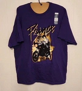 The Prince Estate offizielles & genehmigtes lila Regen Logo Grafik Shirt GRÖSSE 3XL  - Bild 1 von 4