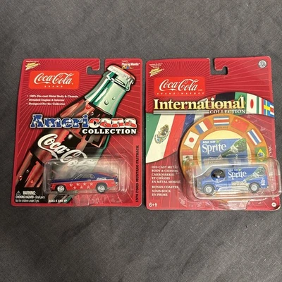 1999 GMC 2500 SPRITE VAN JOHNNY LIGHTNING  COCA-COLA  AMERICANA 1970 Mustang - Image 1 of 4