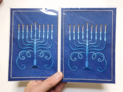 2 Papyrus Cards High Quality Hanukkah Wonderful Season of Light and Tradition - Image 1 of 4