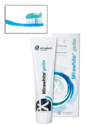 MIRAWHITE GELEE BLEACHING ZAHNPASTA Miradent - Mirawhite Gelee Zahnpasta 100ml - Zahngel für weiße Zähne