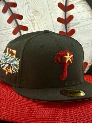 Philadelphia Phillies 1996 All Star Game Sombrero Club 59FIFTY Equipado 7 5/8 Gris UV Foto 1 de 4