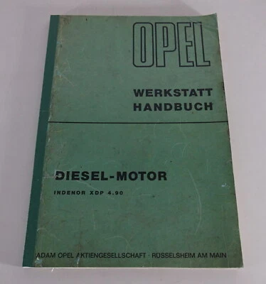Manual De Taller Opel Blitz Motor Diesel Indenor XDP 4.90 Fecha 09/1971 - Imagen 1 de 4