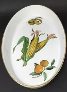 Royal Worcester Evesham Gold Fine Oven China Baking/ Serving Dish England 14.5" - Picture 1 of 11