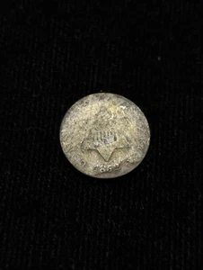 1852 Three Cent Silver #161 - Picture 1 of 2