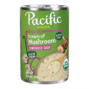 (4 Pack) Pacific Foods Organic Cream of Mushroom Soup, Gluten Free, 10.5 Fl Oz - Picture 1 of 6