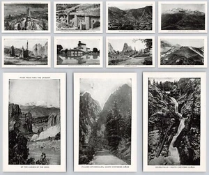 Set of 11 Pikes Peak Garden Of The Gods, others Colorado 1920s Mini Postcards - Picture 1 of 12