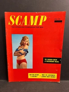 Vintage Adult Magazine, SCAMP, March 1958, Vol 1, No. 5, Color, Lot 10 - Picture 1 of 7