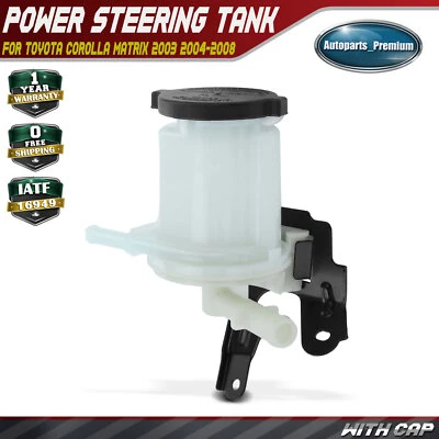 Power Steering Reservoir w/ Cap for Toyota Corolla Matrix 2003 2004-2008 L4 1.8L - Image 1 of 4