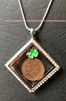 Geburtsjahr 1978 ANHÄNGER + KETTE - Glückspfennig - mehrere Jahre verfügbar #d - Bild 1 von 4