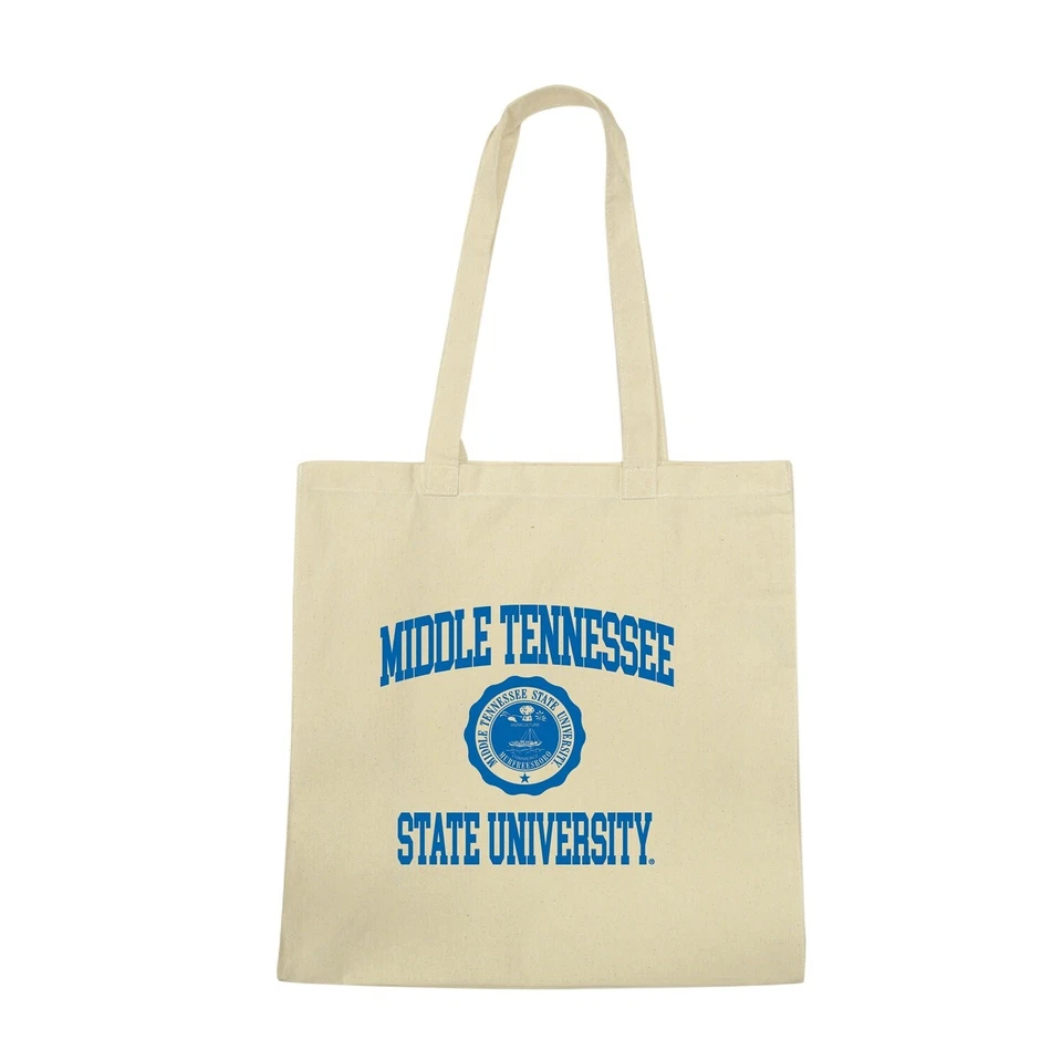 Middle Tennessee State University Blue Raiders MTSU NCAA Team Seal Tote Bag - Image 1 of 1