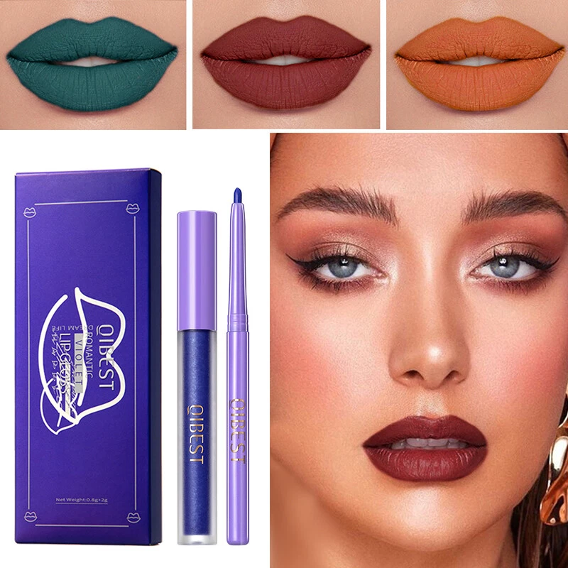 8 Sexy Farben Lippenstift Velvet Velvet Velvet Wasserdicht Dauerh - Bild 1 von 4