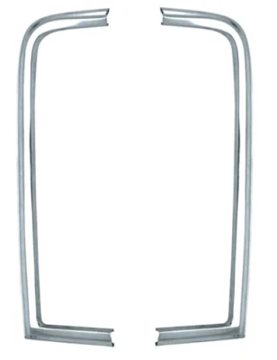 OER Grille Side Molding Set 1983-1988 Chevy and GMC Trucks Blazer Jimmy Suburban - Image 1 of 2