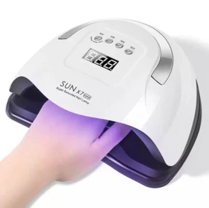 220W Nail Dryer LED Lamp UV Light Polish Gel Curing Machine Electric Manicure - Picture 1 of 10