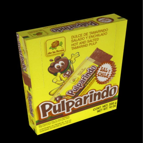Pulparindo De La Rosa Hot Salted Tamarind  (20 Count) box  - Image 1 of 1